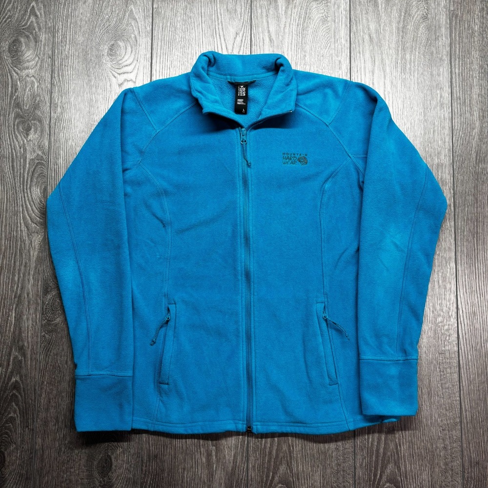 Mountain Hardwear Fleece Full Zip Jacket Jumper Blue  Size L large